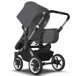 bugaboo Donkey 5 Mono-Kinderwagen, erweiterbar, Grey Melange*Kinder Kombi-Kinderwagen