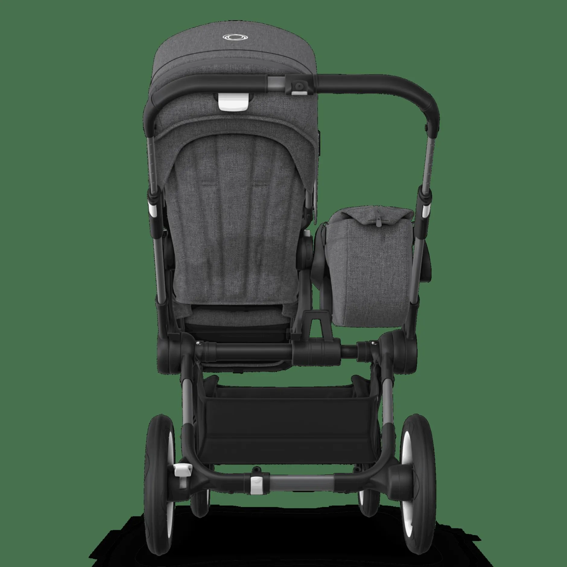 bugaboo Donkey 5 Mono-Kinderwagen, erweiterbar, Grey Melange*Kinder Kombi-Kinderwagen