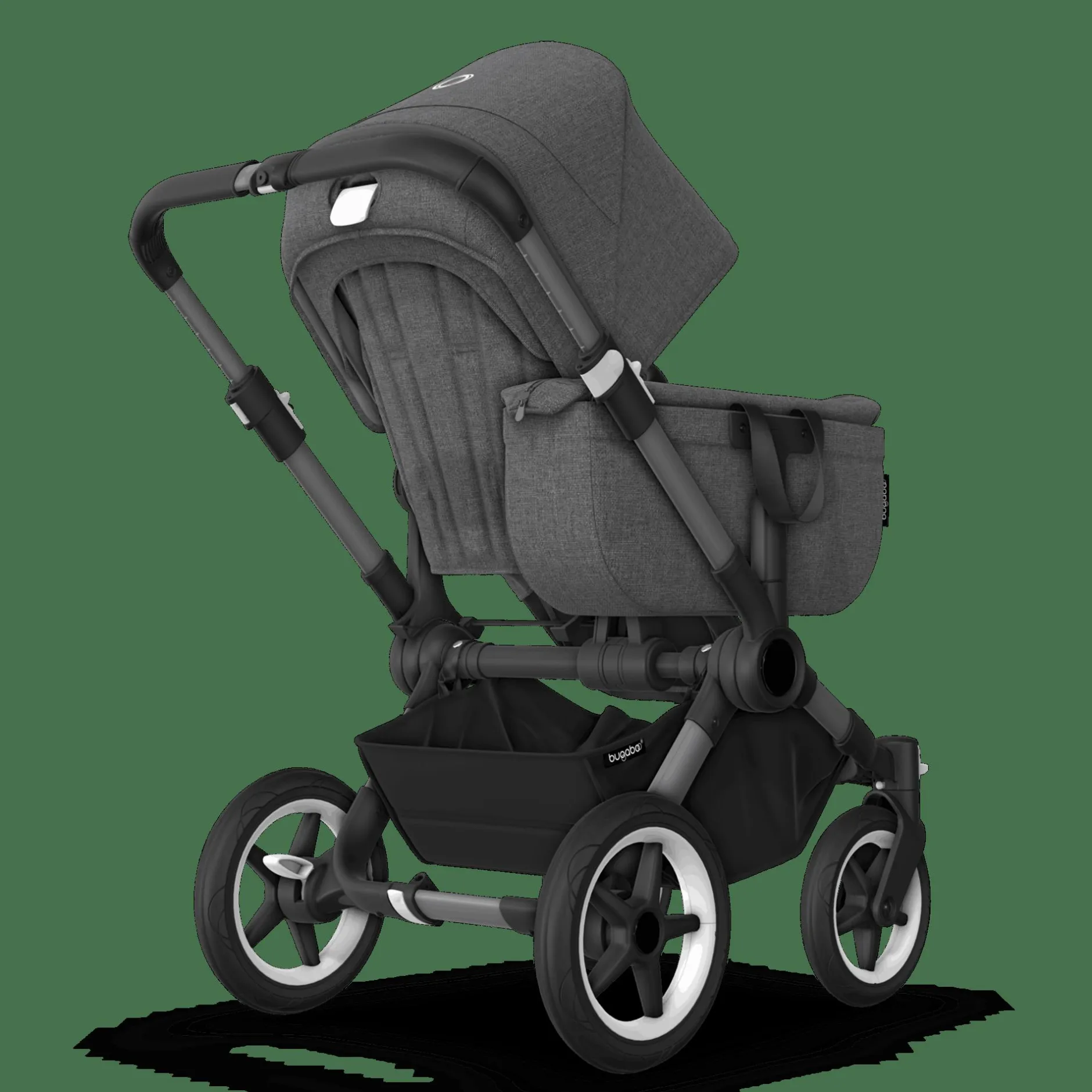 bugaboo Donkey 5 Mono-Kinderwagen, erweiterbar, Grey Melange*Kinder Kombi-Kinderwagen