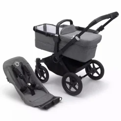 bugaboo Donkey5 Basis Black/Grey*Kinder Kombi-Kinderwagen