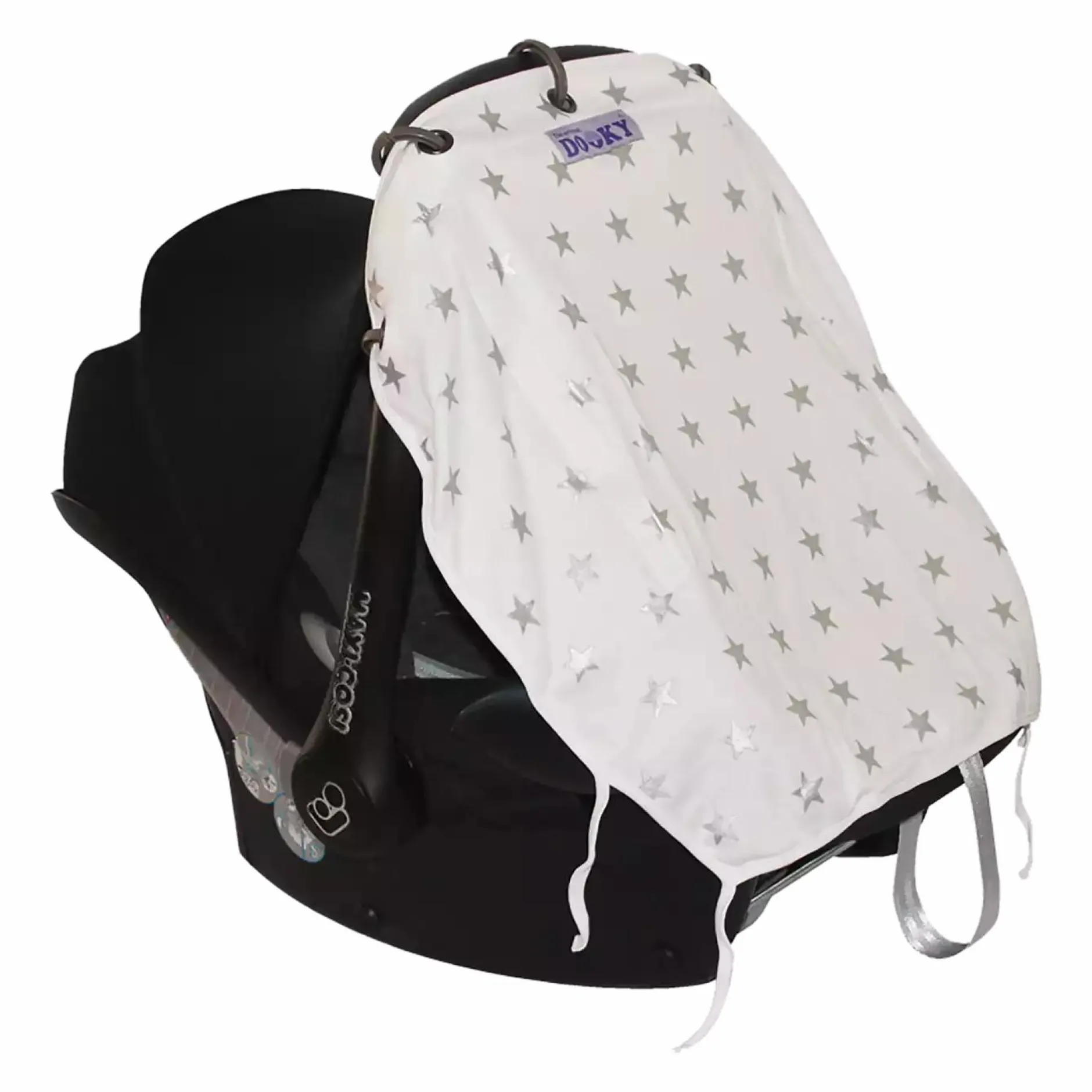 elementsforkids Dooky Cover Silver Stars*Kinder Kinderwagen Zubehör