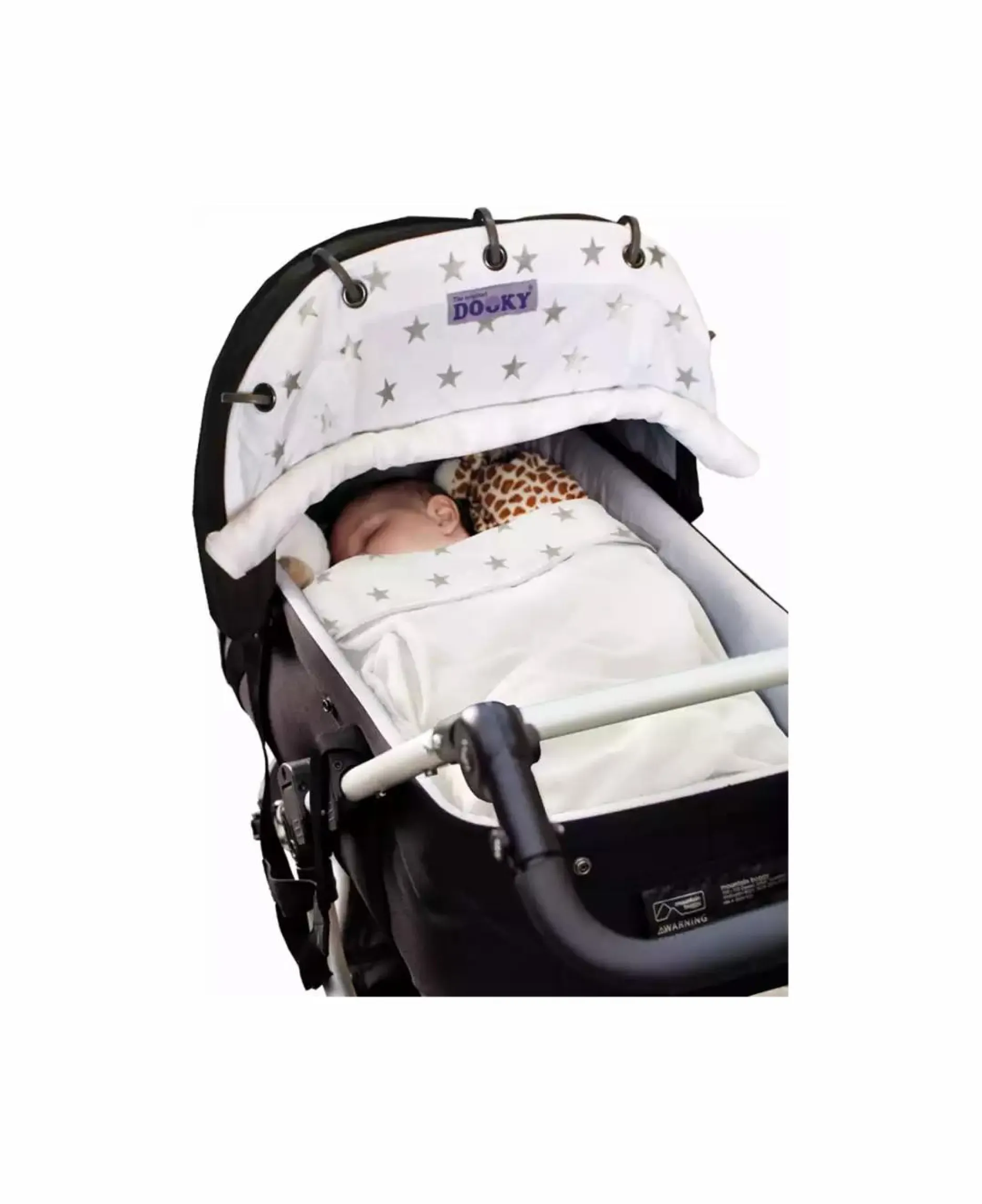 elementsforkids Dooky Cover Silver Stars*Kinder Kinderwagen Zubehör