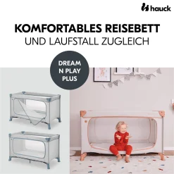 hauck Dream N Play Plus Dusty Blue* Reisebetten & Zubehör
