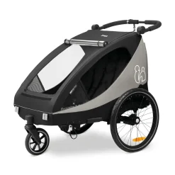 hauck Dryk Duo Plus Black* Fahrradanhänger