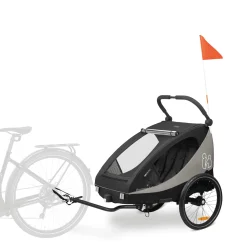 hauck Dryk Duo Plus Black* Fahrradanhänger