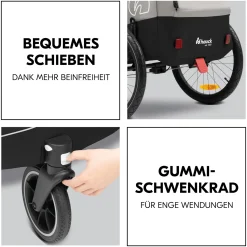 hauck Dryk Duo Plus Black* Fahrradanhänger