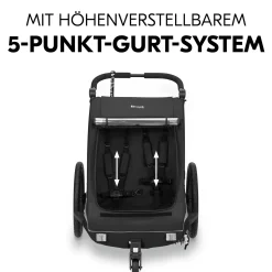 hauck Dryk Duo Plus Black* Fahrradanhänger