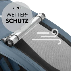 hauck Dryk Duo Plus Dark Blue* Fahrradanhänger