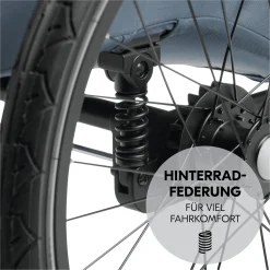 hauck Dryk Duo Plus Dark Blue* Fahrradanhänger