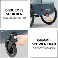 hauck Dryk Duo Plus Dark Blue* Fahrradanhänger