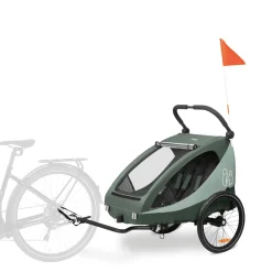 hauck Dryk Duo Plus Dark Green* Fahrradanhänger