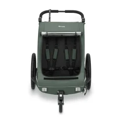hauck Dryk Duo Plus Dark Green* Fahrradanhänger