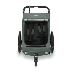 hauck Dryk Duo Plus Dark Green* Fahrradanhänger
