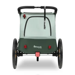 hauck Dryk Duo Plus Dark Green* Fahrradanhänger
