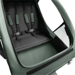 hauck Dryk Duo Plus Dark Green* Fahrradanhänger