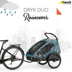 hauck Dryk Duo Regenverdeck* Fahrradanhänger