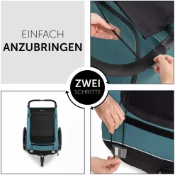 hauck Dryk Duo Sonnensegel* Fahrradanhänger