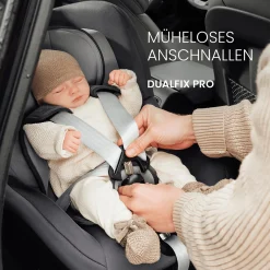 Britax Diamond DUALFIX PRO M Classic Deep Black Diamond*Kinder Reboarder 0-18 Kg, Gruppe 0+/1