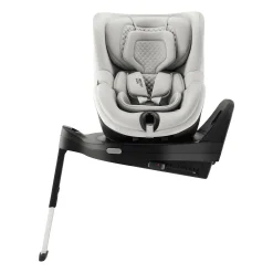 Britax Diamond DUALFIX PRO M Lux Linen Grey Diamond*Kinder Reboarder 0-18 Kg, Gruppe 0+/1