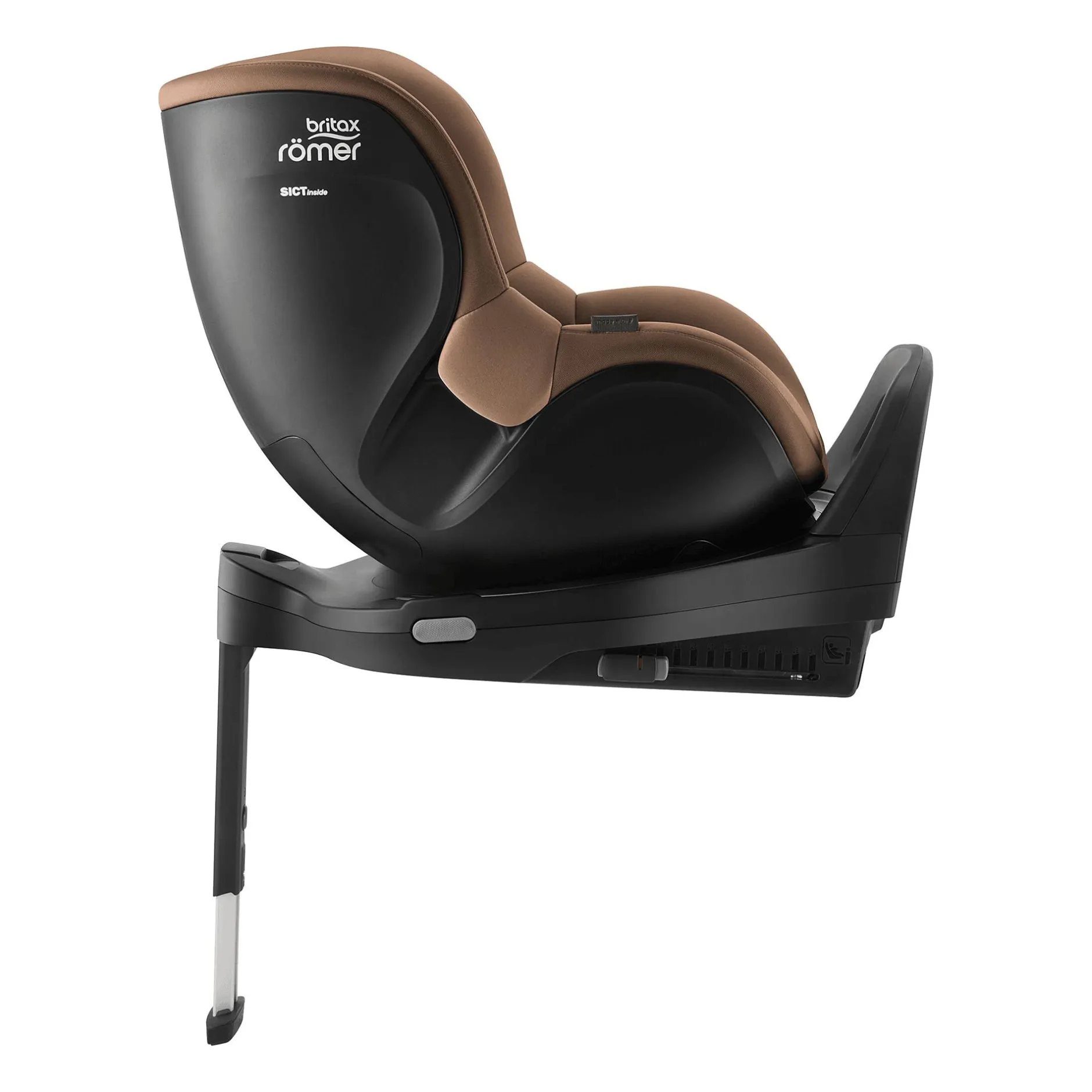 Britax Diamond DUALFIX PRO M Lux Warm Caramel Diamond*Kinder Reboarder 0-18 Kg, Gruppe 0+/1