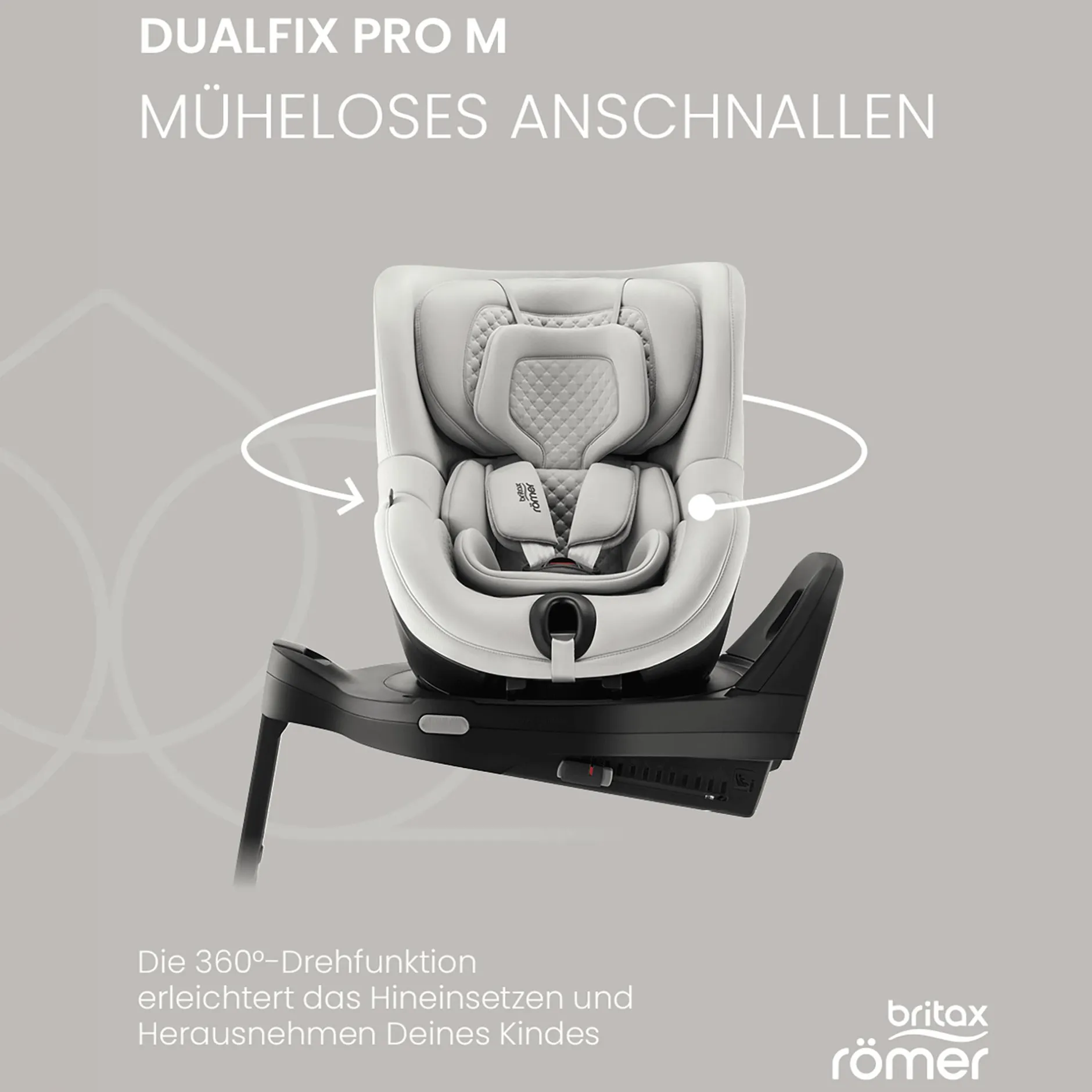 Britax Diamond DUALFIX PRO M Lux Warm Caramel Diamond*Kinder Reboarder 0-18 Kg, Gruppe 0+/1