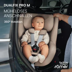 Britax Diamond DUALFIX PRO M Style Mineral Grey Diamond*Kinder Reboarder 0-18 Kg, Gruppe 0+/1