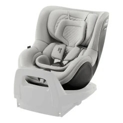 Britax Diamond DUALFIX 5Z Lux Linen Grey Diamond*Kinder Reboarder 0-18 Kg, Gruppe 0+/1