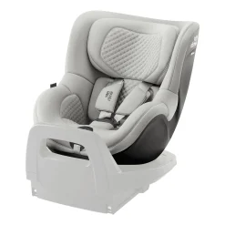 Britax Diamond DUALFIX 5Z Lux Linen Grey Diamond*Kinder Reboarder 0-18 Kg, Gruppe 0+/1