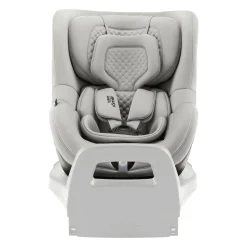 Britax Diamond DUALFIX 5Z Lux Linen Grey Diamond*Kinder Reboarder 0-18 Kg, Gruppe 0+/1