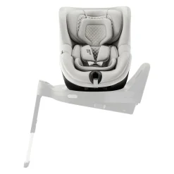 Britax Diamond DUALFIX 5Z Lux Linen Grey Diamond*Kinder Reboarder 0-18 Kg, Gruppe 0+/1