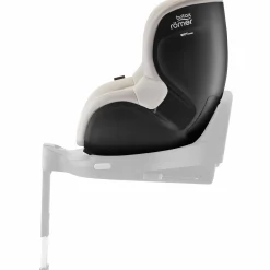 Britax Diamond DUALFIX 5Z Lux Soft Taupe*Kinder Reboarder 0-18 Kg, Gruppe 0+/1