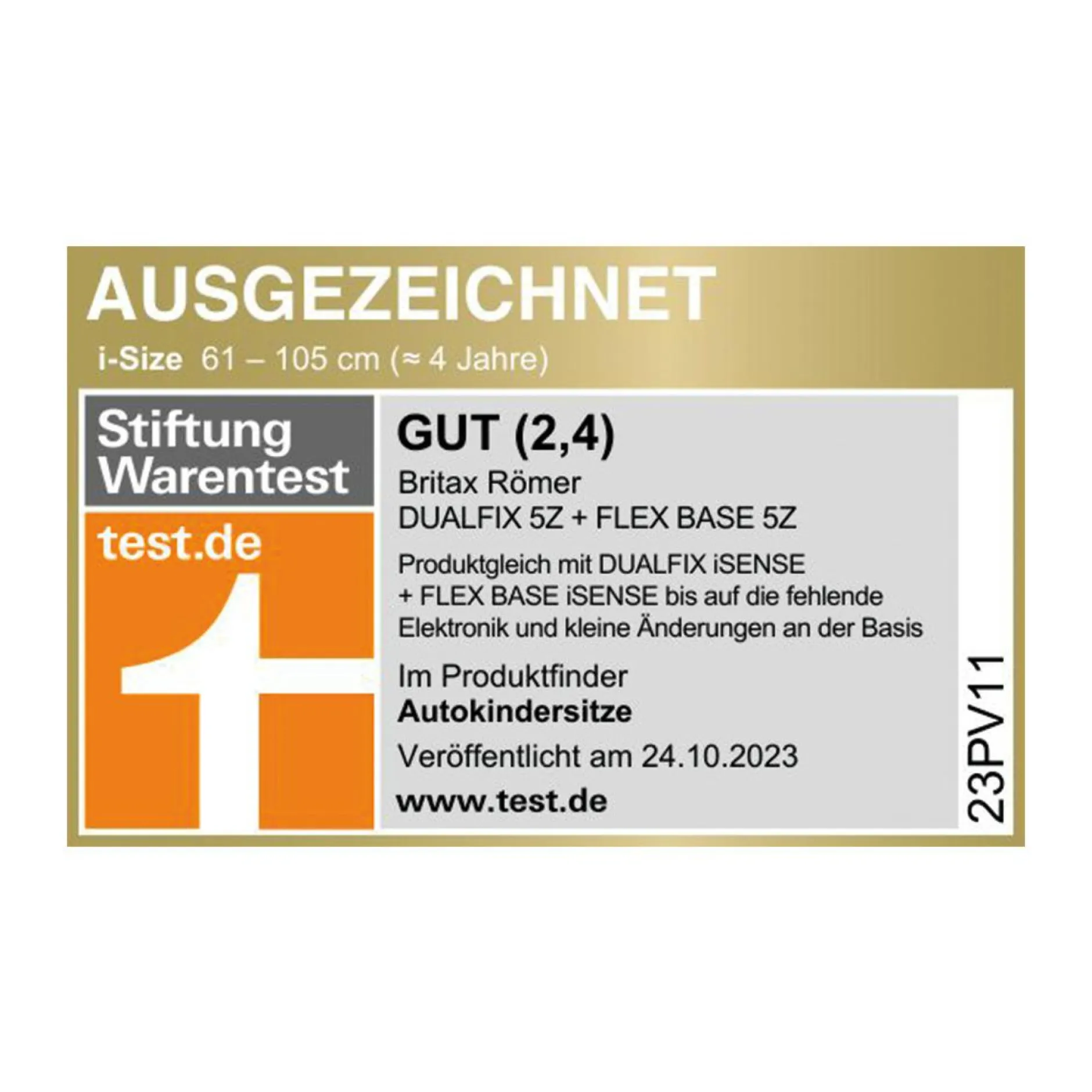 Britax Diamond DUALFIX 5Z Lux Soft Taupe*Kinder Reboarder 0-18 Kg, Gruppe 0+/1