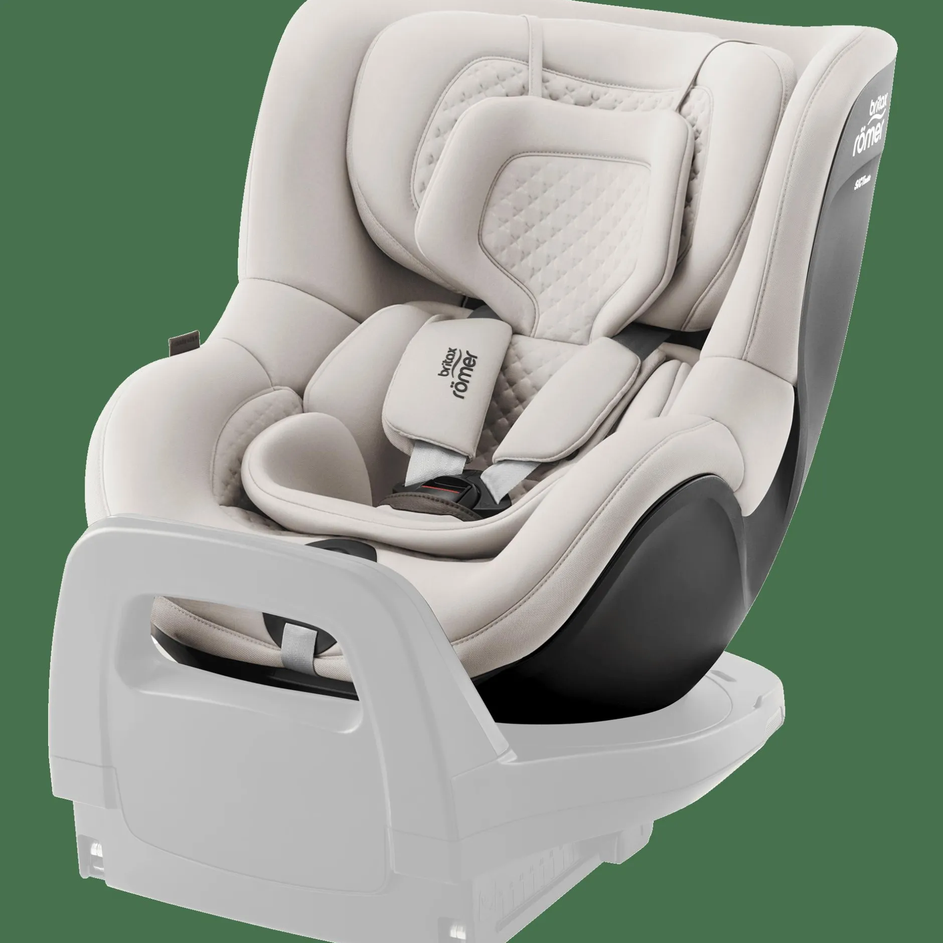 Britax Diamond DUALFIX 5Z Lux Soft Taupe*Kinder Reboarder 0-18 Kg, Gruppe 0+/1