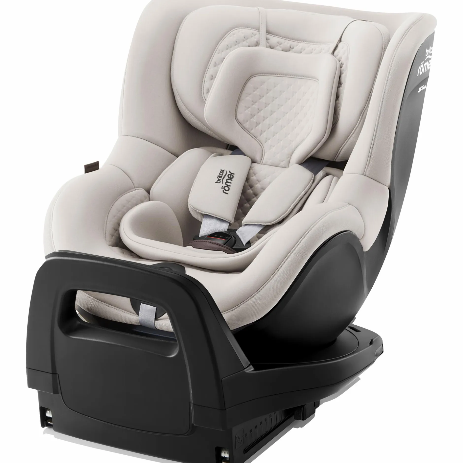Britax Diamond DUALFIX 5Z Lux Soft Taupe*Kinder Reboarder 0-18 Kg, Gruppe 0+/1