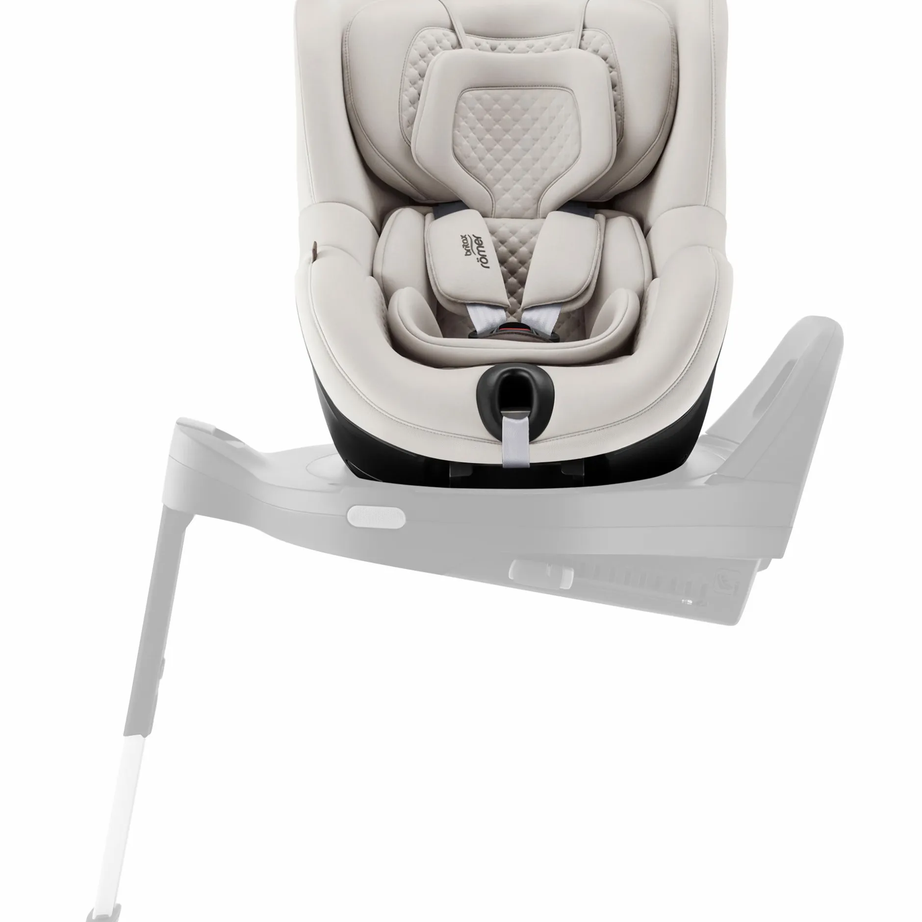 Britax Diamond DUALFIX 5Z Lux Soft Taupe*Kinder Reboarder 0-18 Kg, Gruppe 0+/1