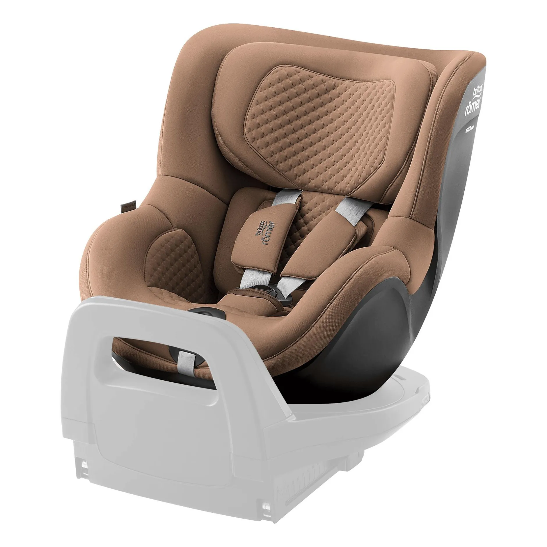 Britax Diamond DUALFIX 5Z Lux Warm Caramel Diamond*Kinder Reboarder 0-18 Kg, Gruppe 0+/1
