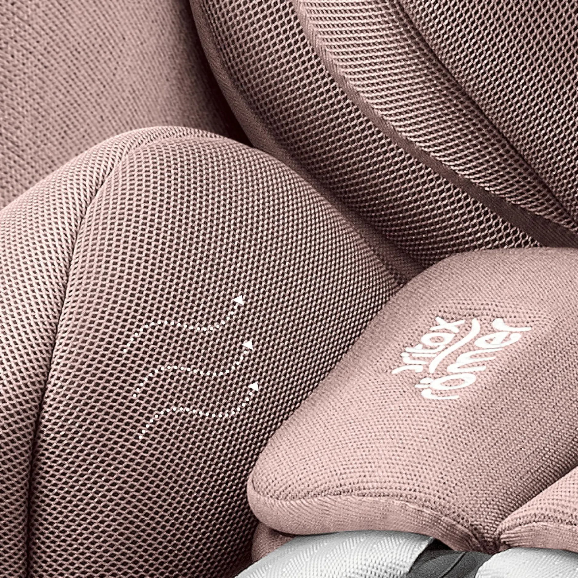 Britax Diamond DUALFIX 5Z Style Dusty Rose Diamond*Kinder Reboarder 0-18 Kg, Gruppe 0+/1