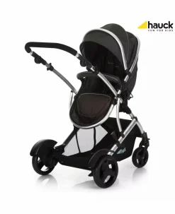 hauck Duett 2 black*Kinder Zwillingswagen & Geschwisterwagen