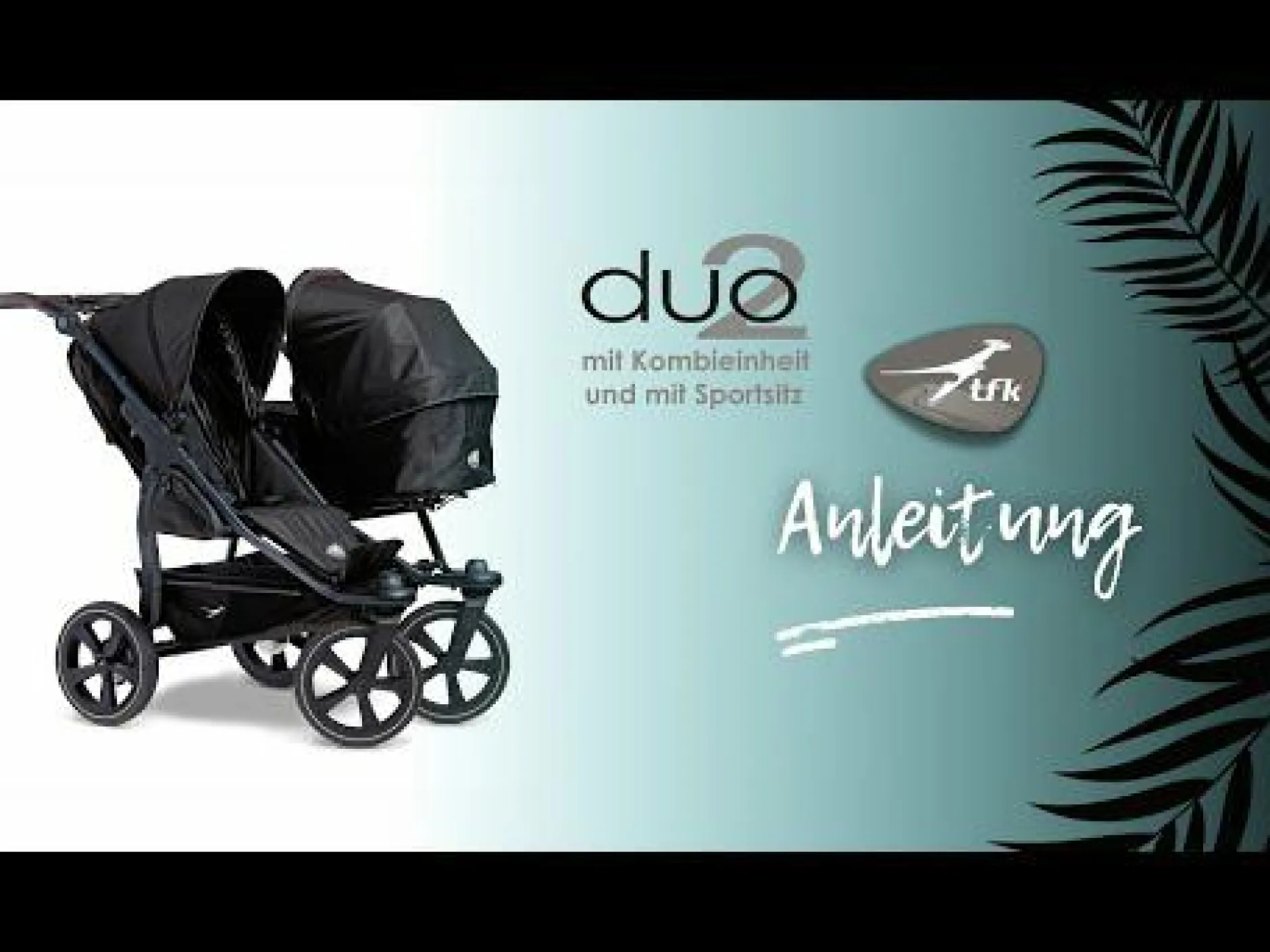 TFK Duo2 Kombi-Einheit Premium Grau Wanne & Sitz*Kinder Kinderwagen Zubehör