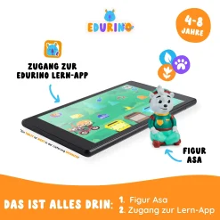 EDURINO Lernfigur Asa - Unsere Natur*Kinder Lernspielzeug|Spielzeug Ab 4 Jahren
