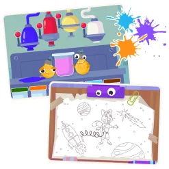 EDURINO Lernfigur Juki - Kreativität & Malen*Kinder Lernspielzeug|Spielzeug Ab 4 Jahren