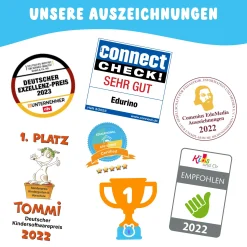 EDURINO Lernfigur Juki - Kreativität & Malen*Kinder Lernspielzeug|Spielzeug Ab 4 Jahren
