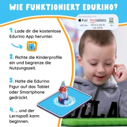 EDURINO Lernfigur Niki - Erstes Englisch*Kinder Lernspielzeug|Spielzeug Ab 4 Jahren