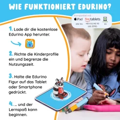 EDURINO Starterset Robin - Zahlen & Mengen*Kinder Lernspielzeug|Spielzeug Ab 4 Jahren
