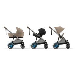 cybex eGazelle S Gestell Almond*Kinder Kombi-Kinderwagen