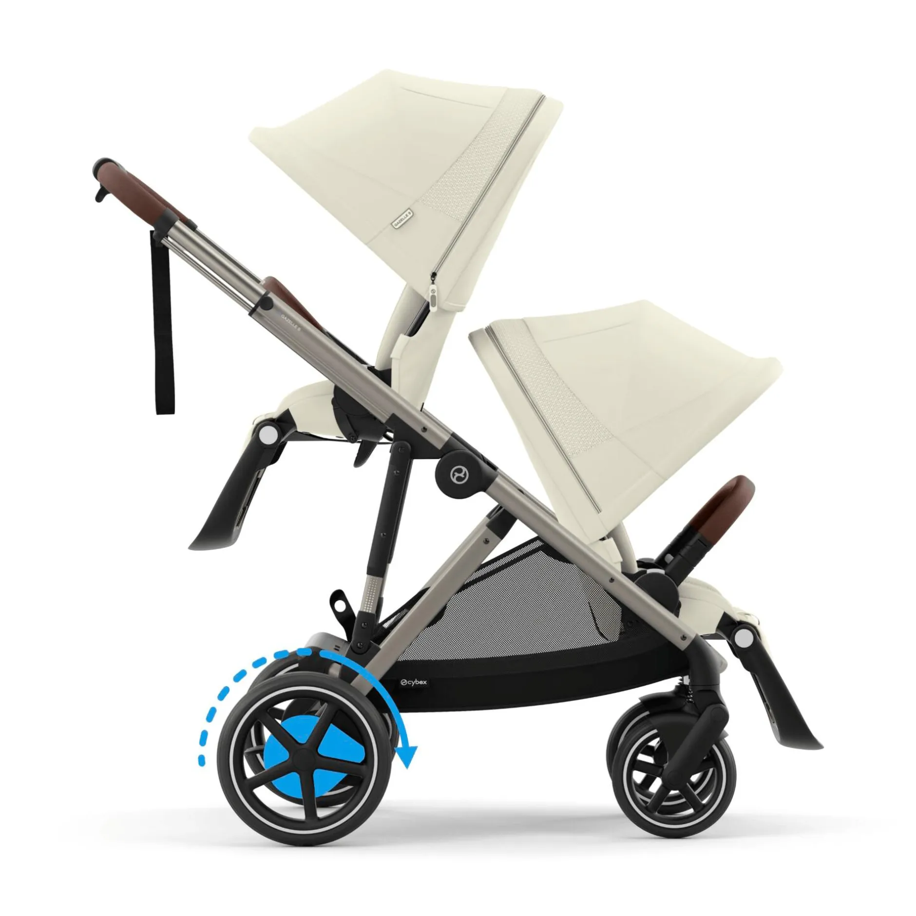 cybex eGazelle S Gestell Seashell*Kinder Kombi-Kinderwagen