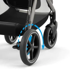 cybex eGazelle S Gestell Seashell*Kinder Kombi-Kinderwagen