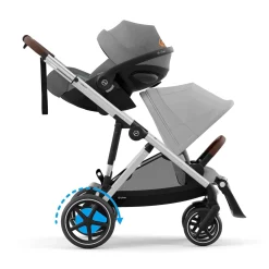 cybex eGazelle S Gestell Stone Grey*Kinder Kombi-Kinderwagen