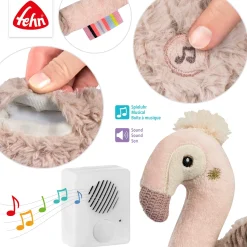 fehn Einschlafhilfe Flamingo* Spieluhren|Kuscheltiere