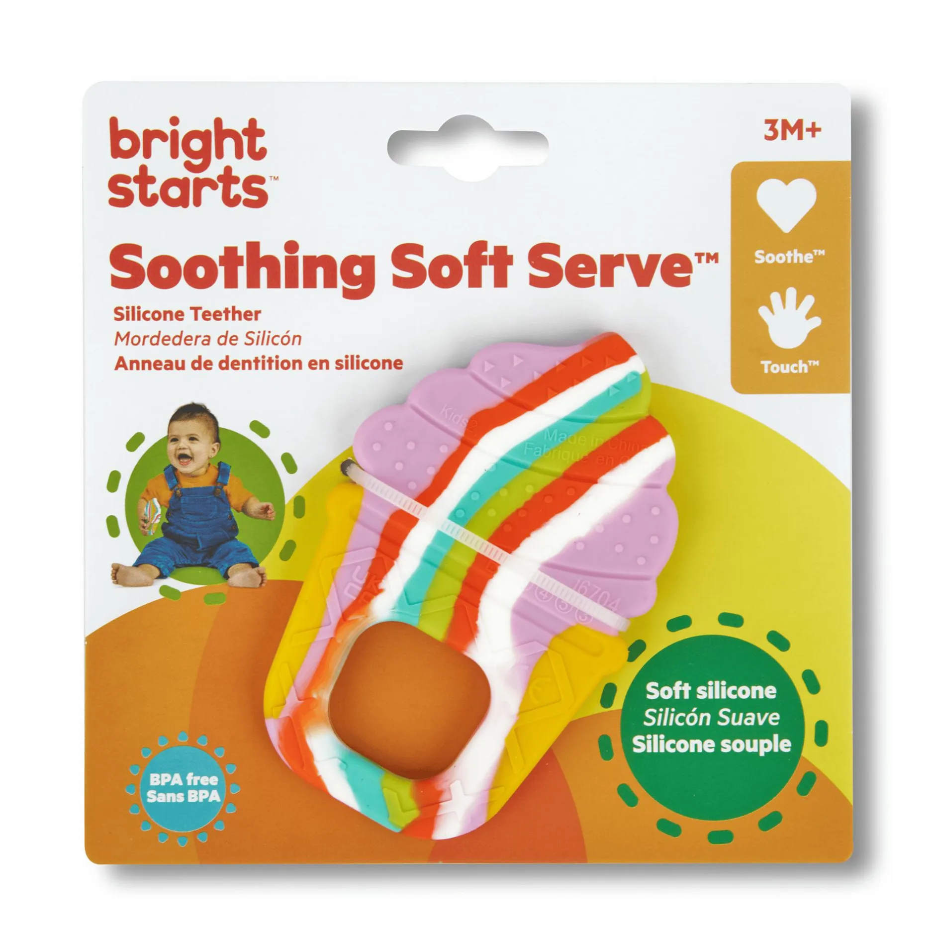 BrightStarts Eiscreme Silikonbeißring* Zahnungshilfen